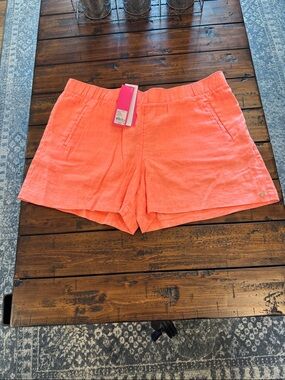 NWT Lilly Pulitzer Linen Shorts XL